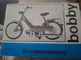 moped mofa vélomoteur Bobby betriebsanleitung manuel d'entre