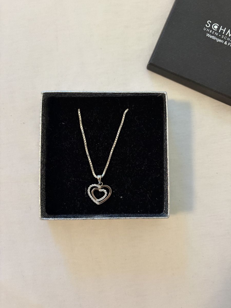 Catenine: Herz Kette Silber Damen neu Schmuck – Nuovo (secondo la descrizione) da Nussbaumen AG venduto da aline.ha 1