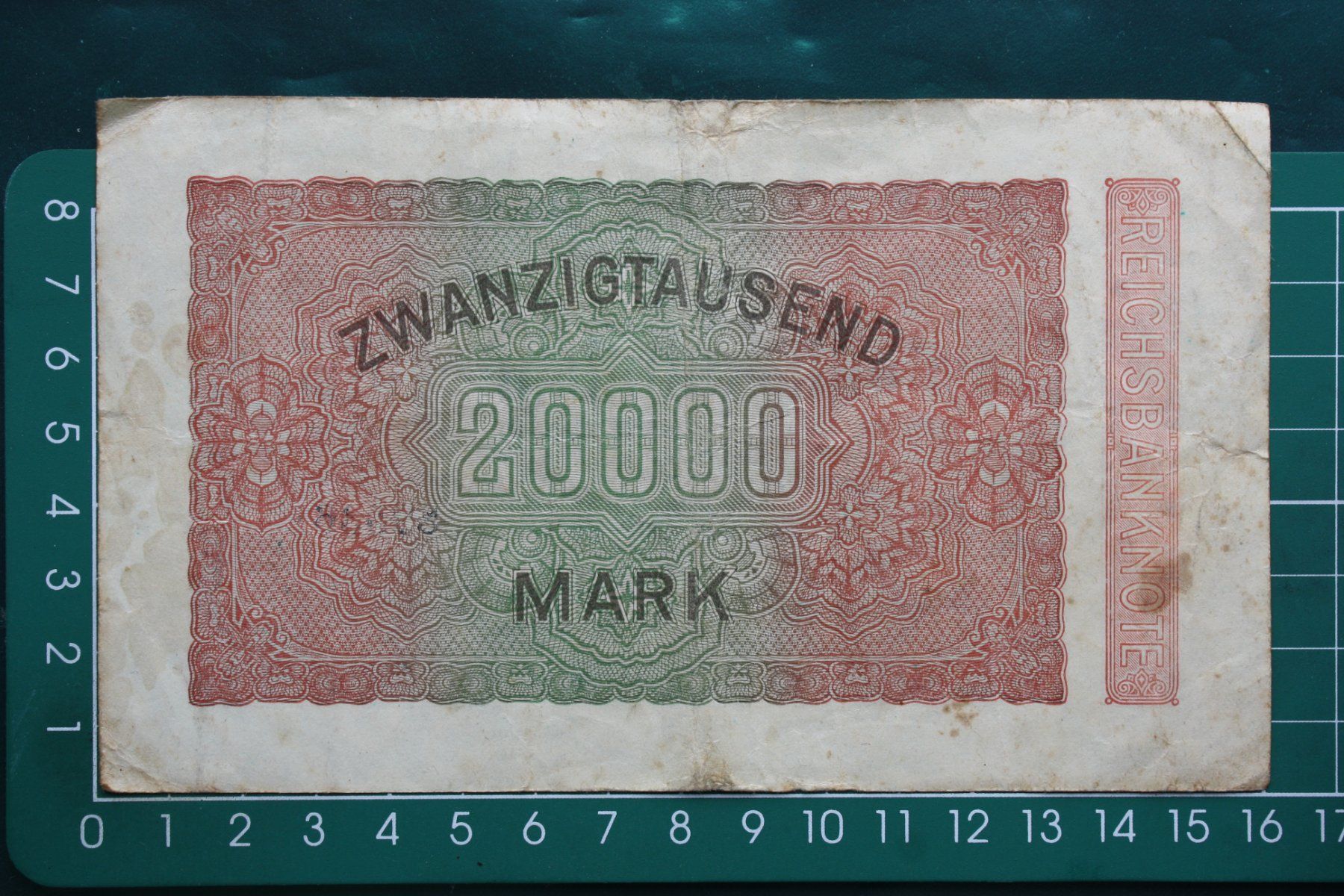 Banconote: currency reichsbanknote 20000 Mark 1923 – Usato da Laupen BE venduto da Gufi57 1