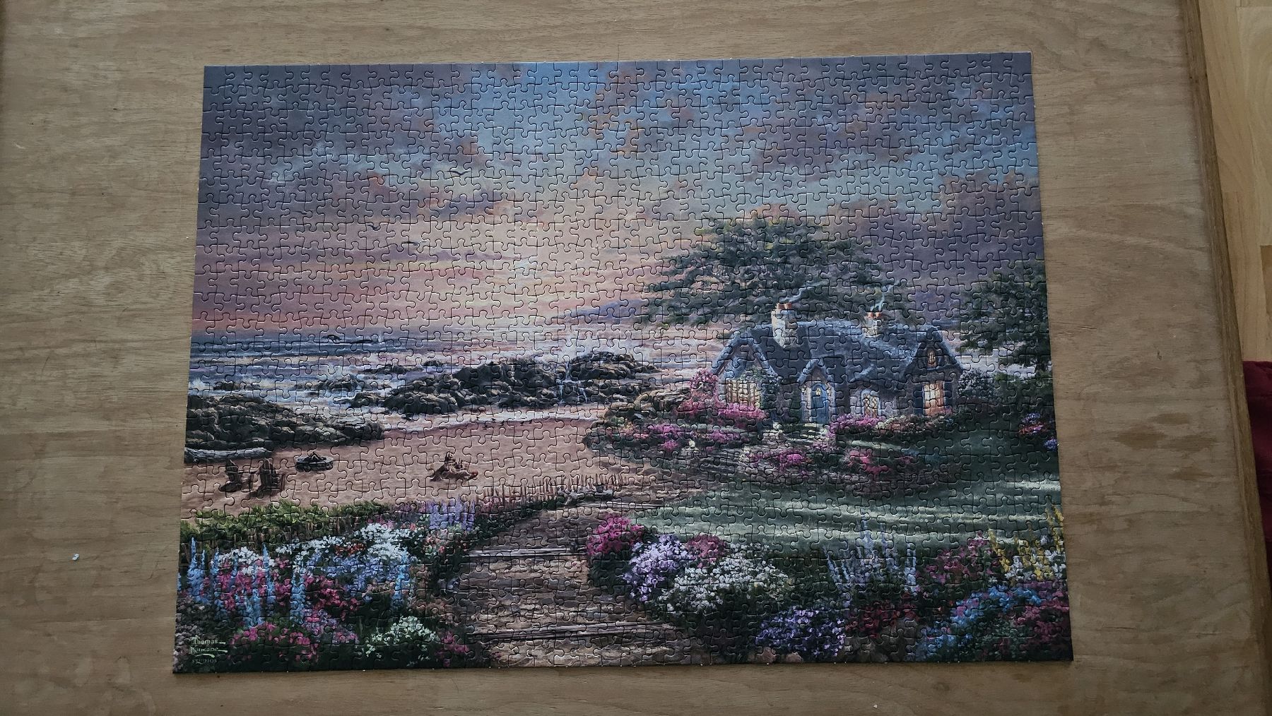 Puzzle: Puzzle Seaside Cotage 1000 Teile – Usato da Laupen ZH venduto da Knolle8