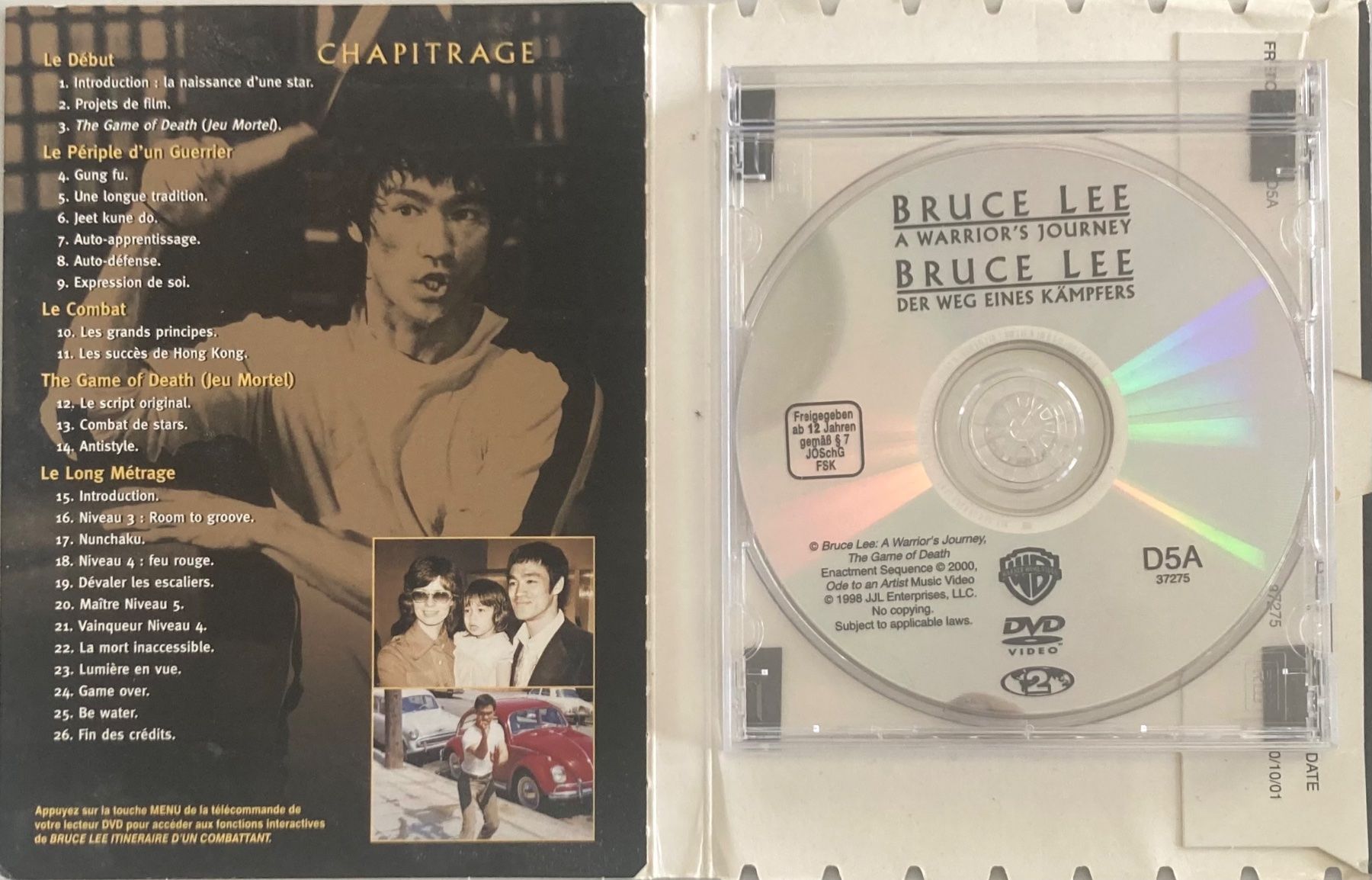 Tutti i DVDs: BRUCE LEE - ITINERAIRE D'UN COMBATTANT – Usato da Poliez-Pittet venduto da Newtown-Records 2