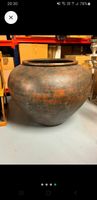 Grosse Keramik Vase rustikal Dekoration antiker Look