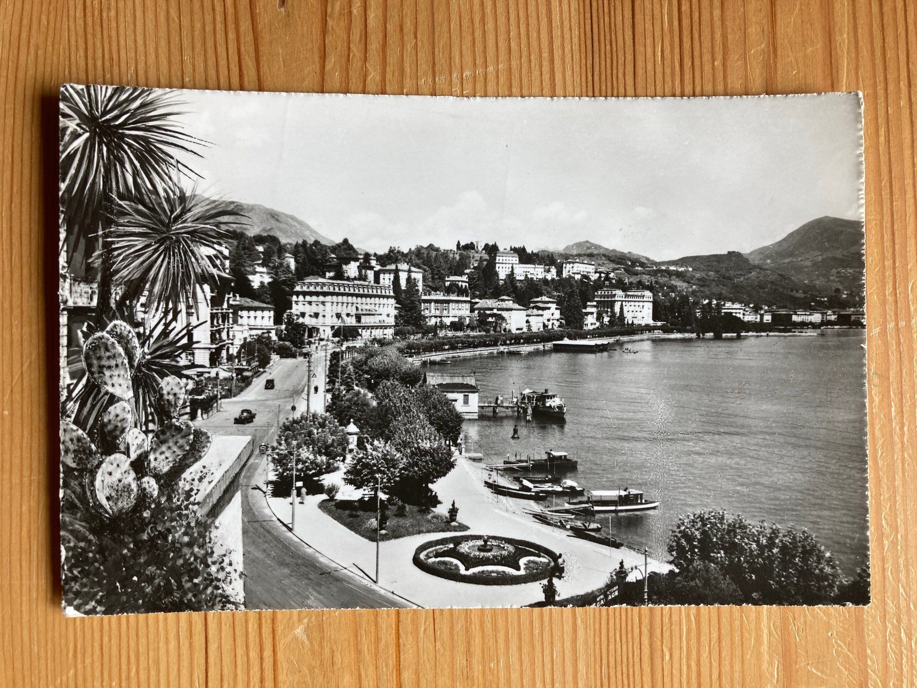 Cartoline postali: Lugano-Paradiso - AK 1955 – Usato da Oberuzwil venduto da Henri09
