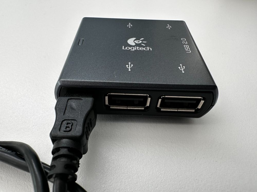 Logitech 4-Port Premium USB 2.0 Hub for Notebooks, H-UE5a | Kaufen auf ...