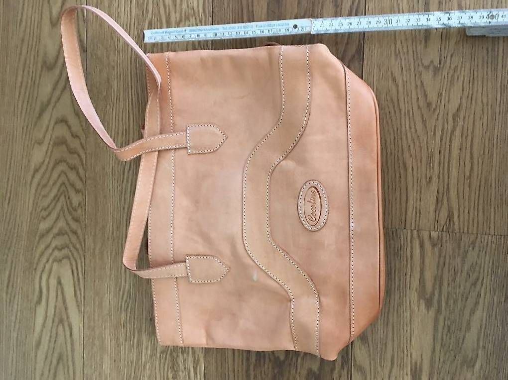 Taschen für Damen: Handtasche, Einkaufstasche aus echtem Leder, Leder Tasche – Gebraucht aus Rebstein von Dom-Grab_83 4