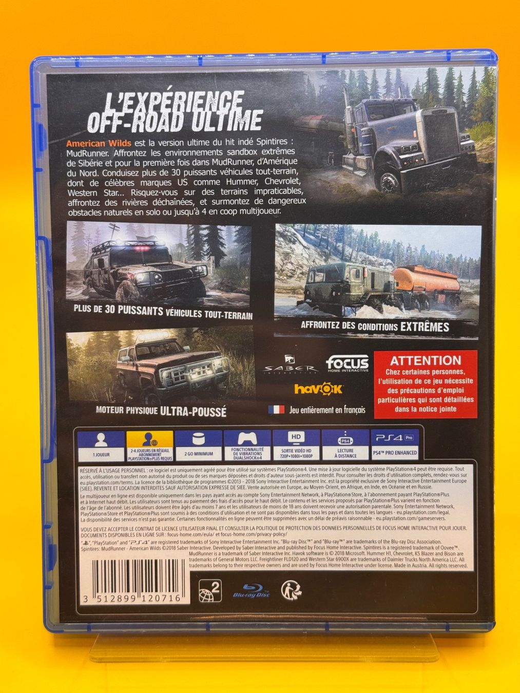 Sony Giochi: MudRunner American Wilds PS4 Französische Version – Usato da Oberwil b. Zug venduto da silver2024 1