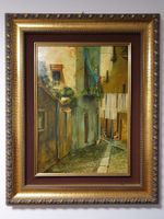 Schönes Ölgemälde, signiert Antonio Cirafisi