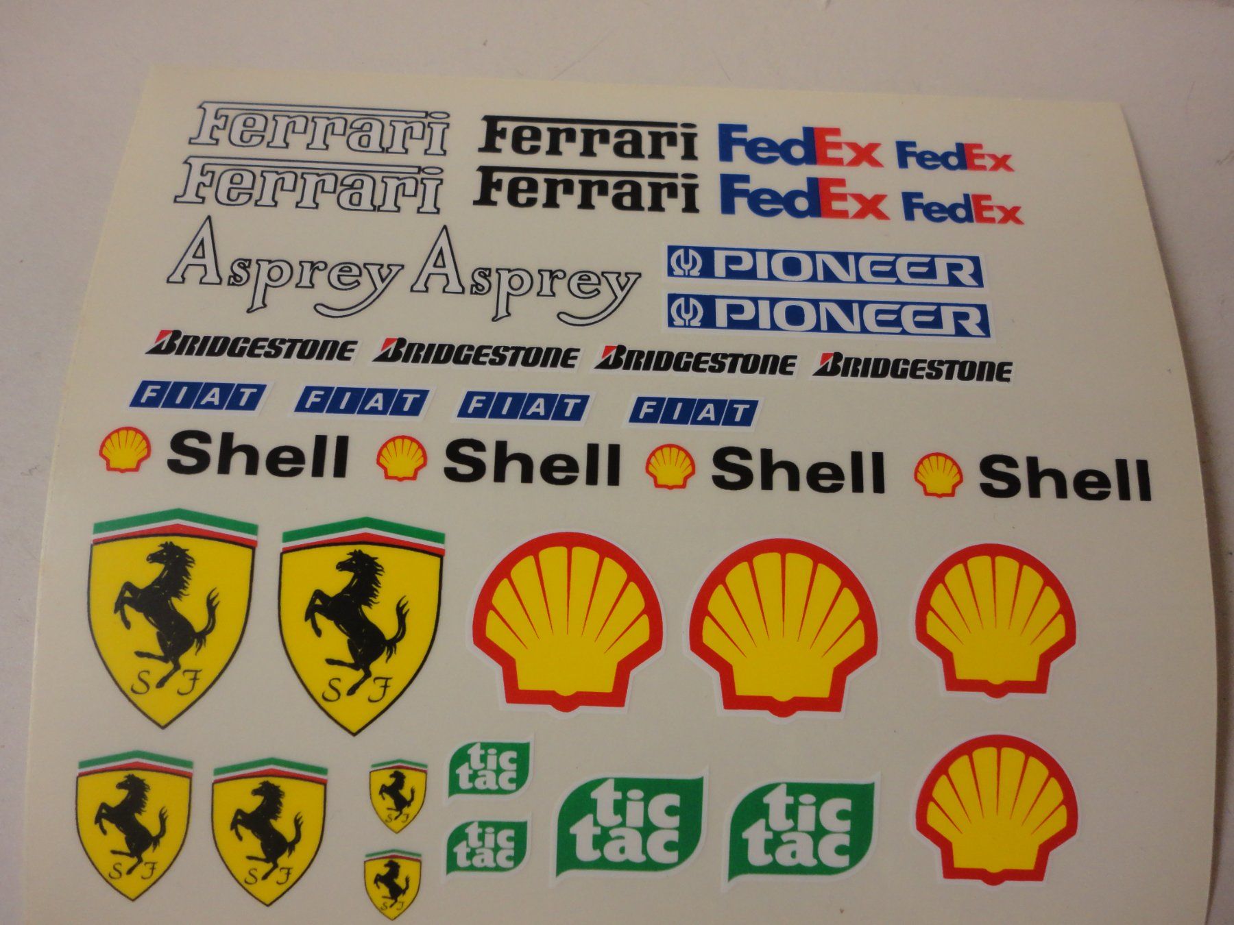 Sticker: Decal, Autoaufkleber ca. 1:10 – Nuovo e nell'imballaggio originale da Horgen venduto da RcModell