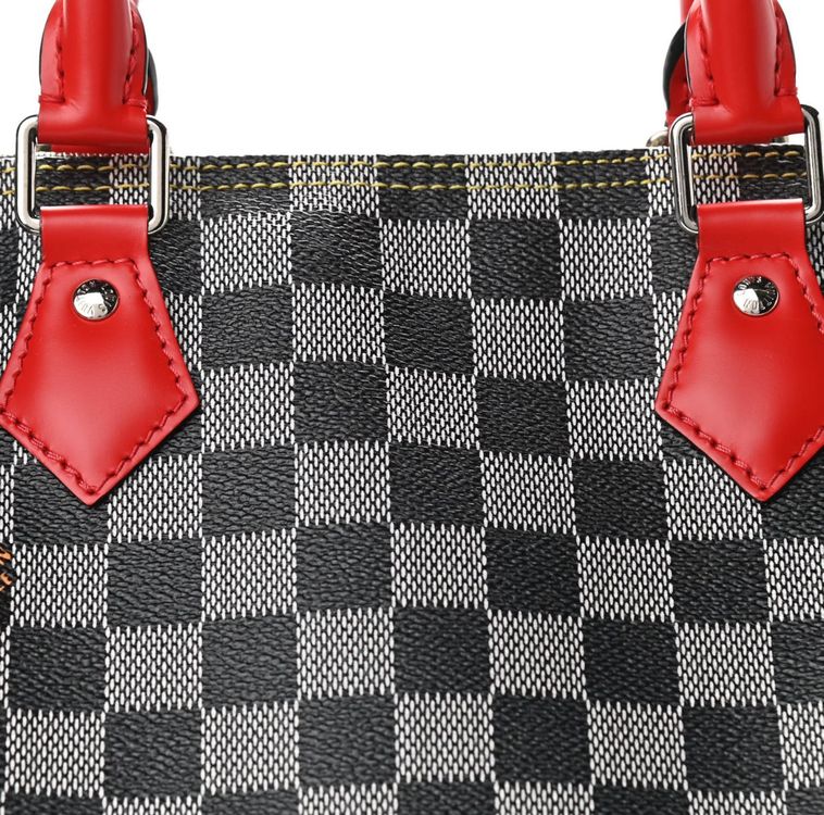 ️ Louis Vuitton Speedy 30 Black & White Damier Canvas Kaufen auf Ricardo