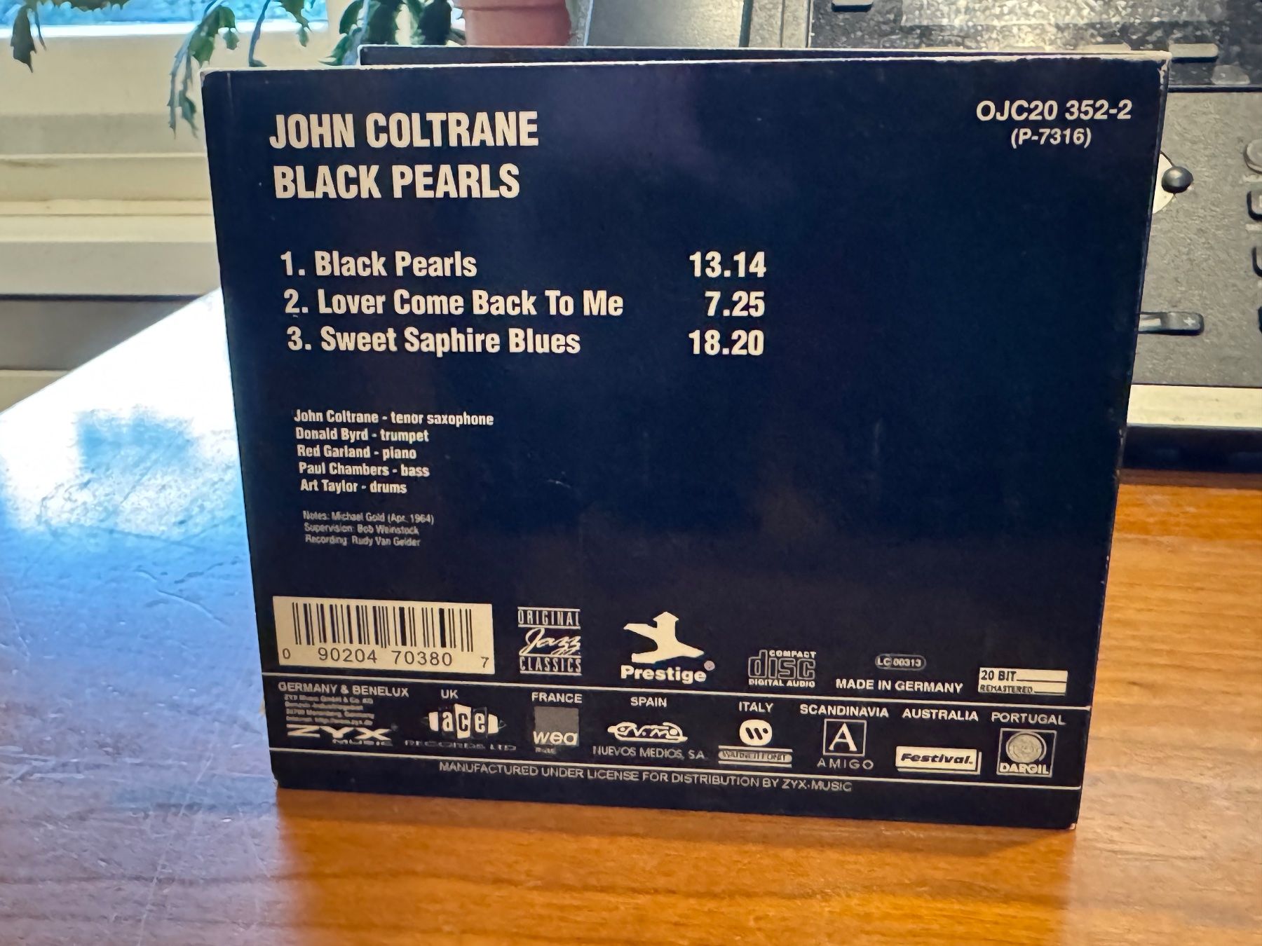 CD: John Coltrane - Black Pearls - KA01B – Usato da Küsnacht ZH venduto da JazzRecords 1