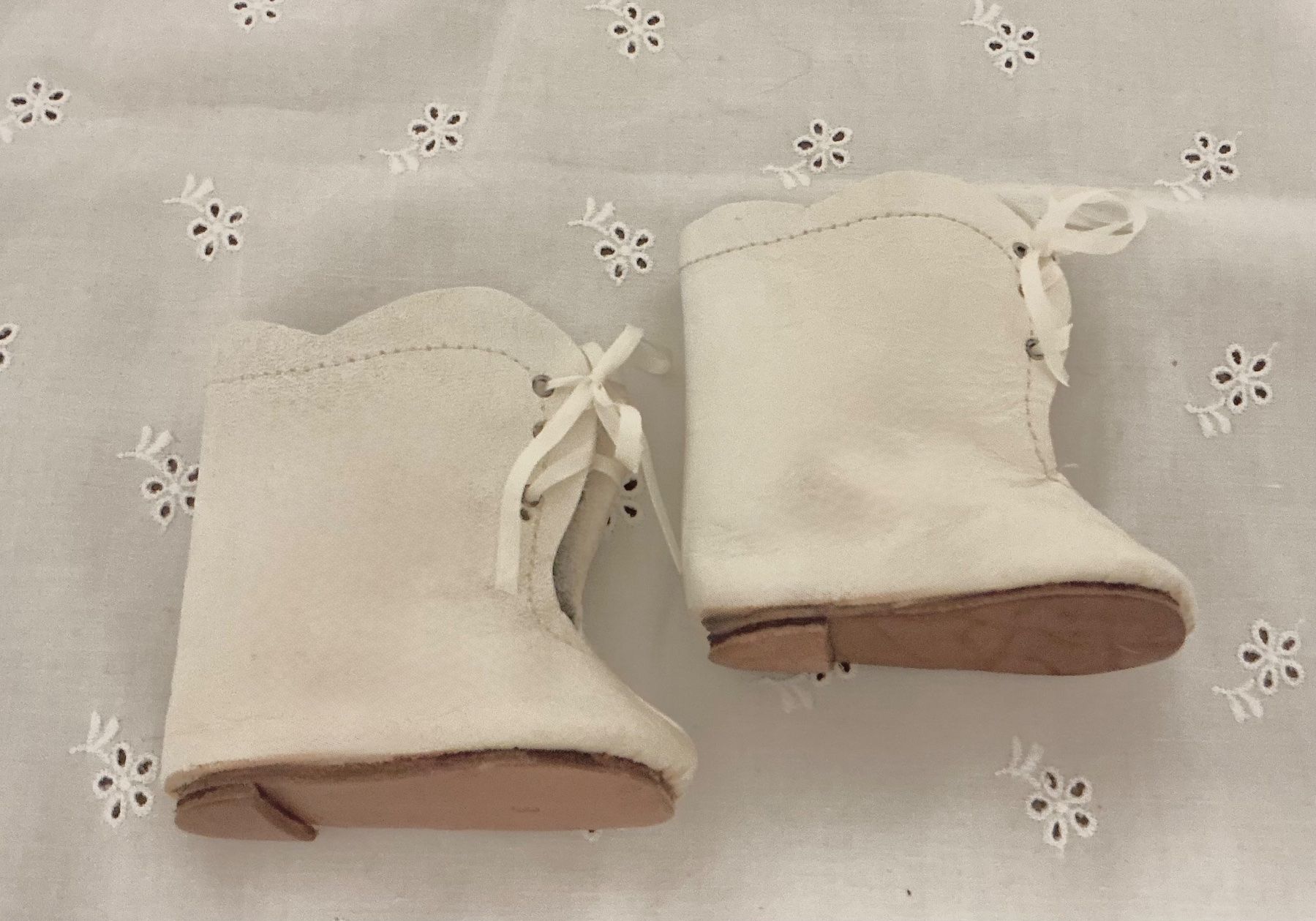 Bambole: ALTE ECHTLEDER PUPPENSTIEFEL – Usato da Zell LU venduto da Silvermemory 4