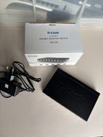 D-Link DGS-108 Gigabit Switch, 8 Port, Top Zustand!