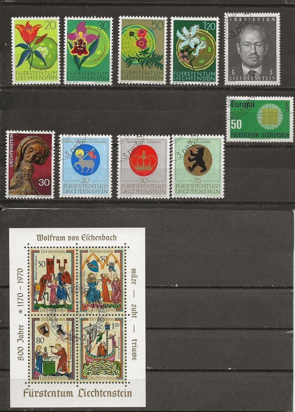 Tutti i francobolli: Lot Année 1970 ** / * – Usato da Sion venduto da PierreP01