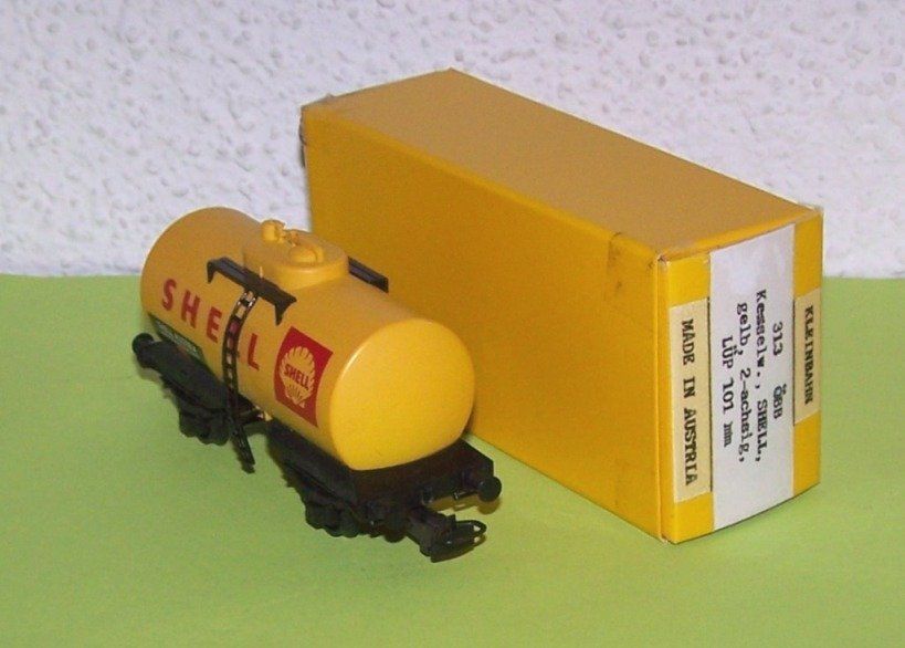 Kleinbahn Modellini di ferrovie: Kleinbahn H0 313 SHELL Kesselwagen ÖBB – Nuovo (secondo la descrizione) da Brüttisellen venduto da Rentner44zh 2