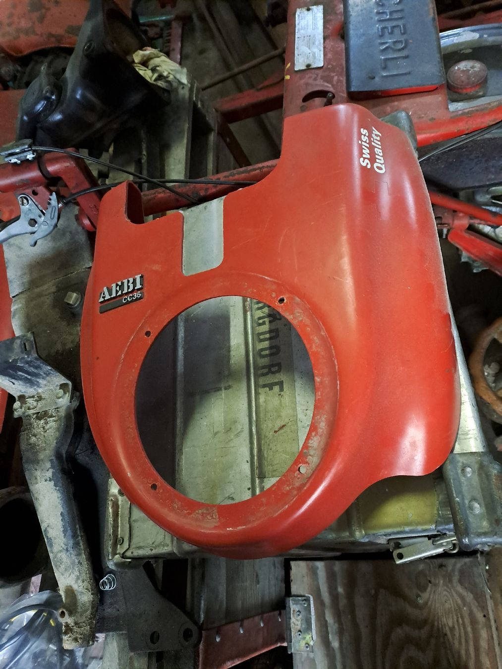 Aebi Altro per industria metallurgica: Verdeck zu Aebi CC36 – Usato da Riedtwil venduto da Scania94D- 1