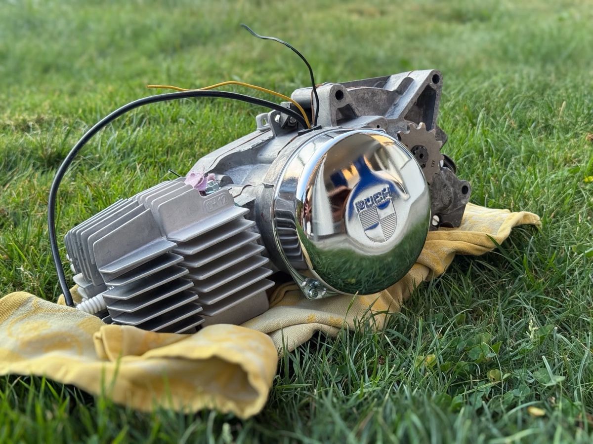 Puch Motoren: Puch Z50 Motor mit Kicker! – Neu (gemäss Beschreibung) aus Quarten von murgtal