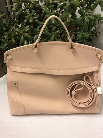 👜 FURLA Handtasche Rosa Saffiano Naturleder Elegant 👜