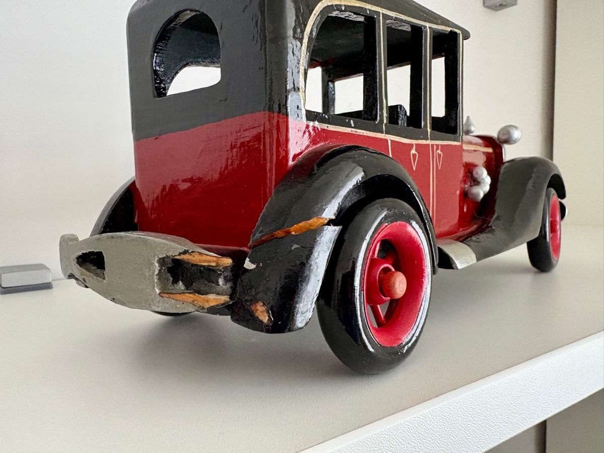 Modellini d'auto: Vintage Auto-Modelle aus Holz, 3er Set – Usato da Rothenburg venduto da Huckleberry-007 4