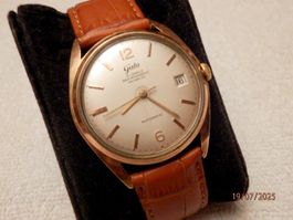 Gala, Vintage, Automatic, Datum, 21 Jewels, 35mm, Uhr läuft