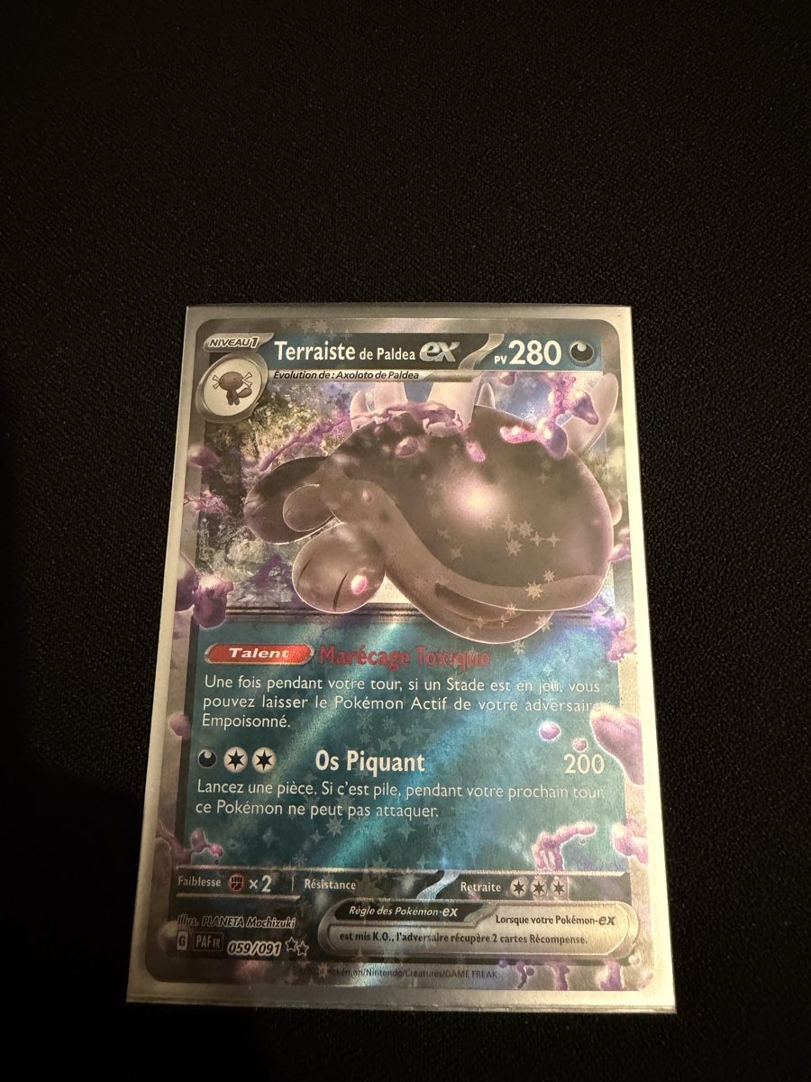 Pokémon Carte collezionabili: Carte Pokémon Terraiste de Paldea EX 280 PV 059/091 – Nuovo (secondo la descrizione) da Meyrin venduto da nun_9pxr