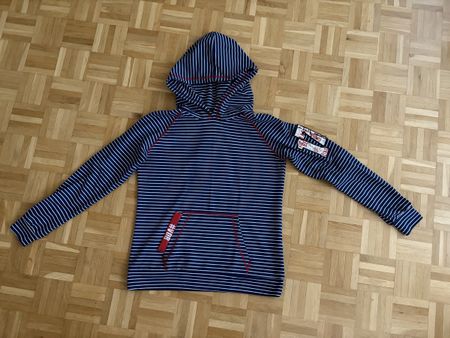 Designer Hoddie gestreift Grösse L 
