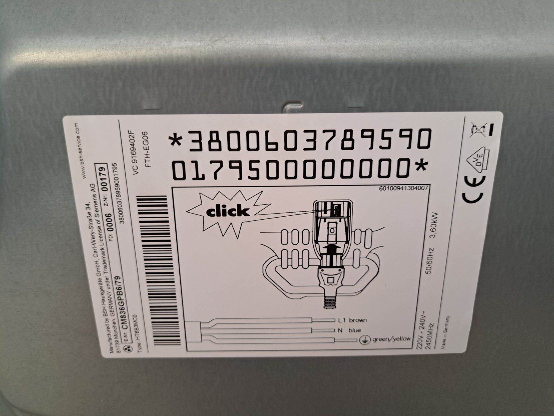 Siemens Forni: Siemens Einbaubackofen CM836GP6/79 – Nuovo (secondo la descrizione) da Tegerfelden venduto da Spick67 7
