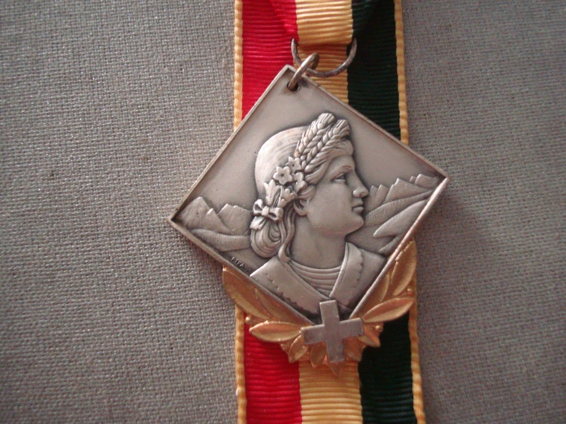 Medaillen: Abzeichen Schützen - Feldschiessen 1958 – Gebraucht aus Neuenegg von flohcante 1