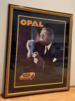 Gerahmtes Opal Bild vintage - Raucher
