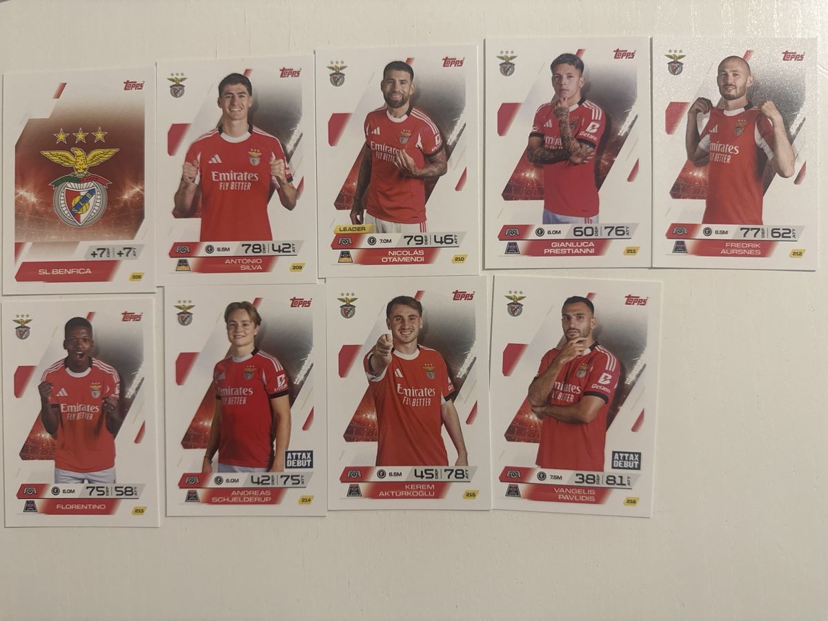 Topps Carte collezionabili: Match Attax 25/26 Benfica komplett – Nuovo (secondo la descrizione) da Wettingen venduto da dja_b7xn