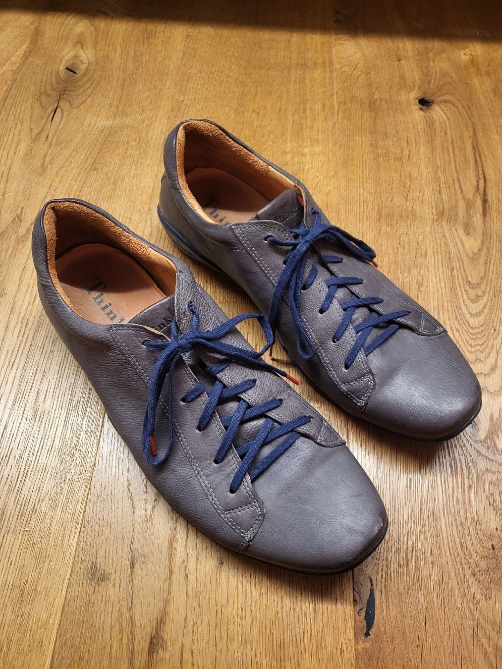 Think Scarpe da uomo: Hochwertiger Lederschuh grau – Usato da Triesenberg venduto da RiffRaff93