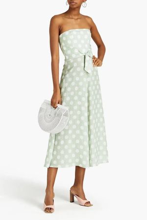 ZIMMERMANN gepunktetes Leinen Kleid Gr 0 34-36 wie neu