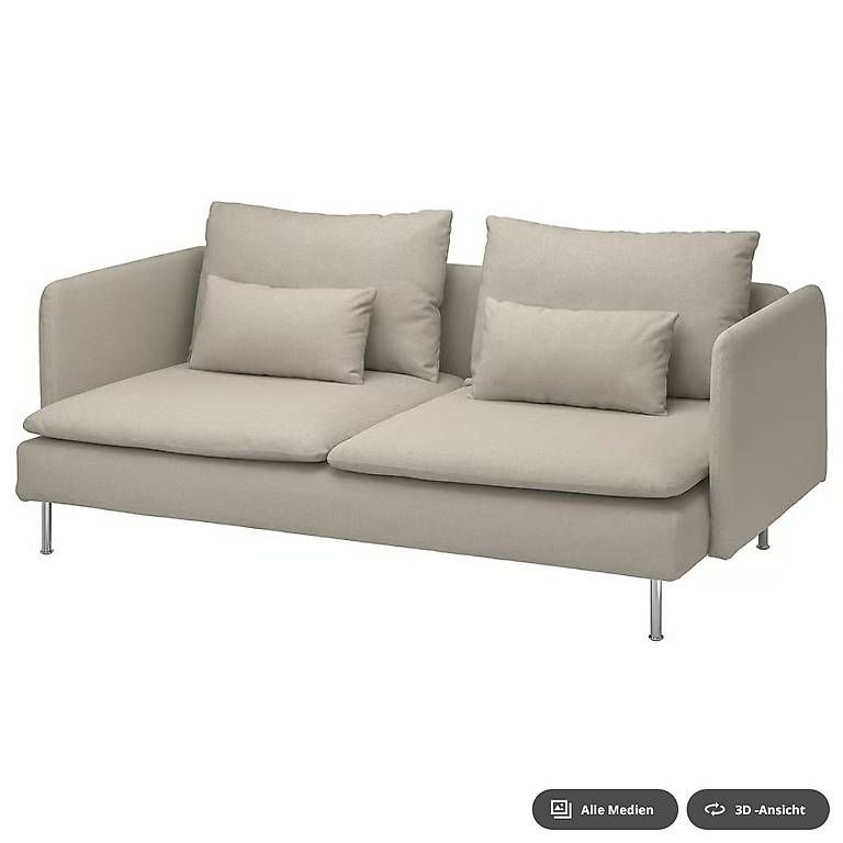 Divani: SÖDERHAMN 3er-Sofa, Fridtuna hellbeige – Usato da Basel venduto da User9520 1