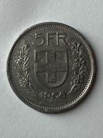 Pièce rare 5 Francs Suisse 1968 B