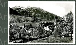 AK sw Sachseln OW mit Pilatus ≈ 1940