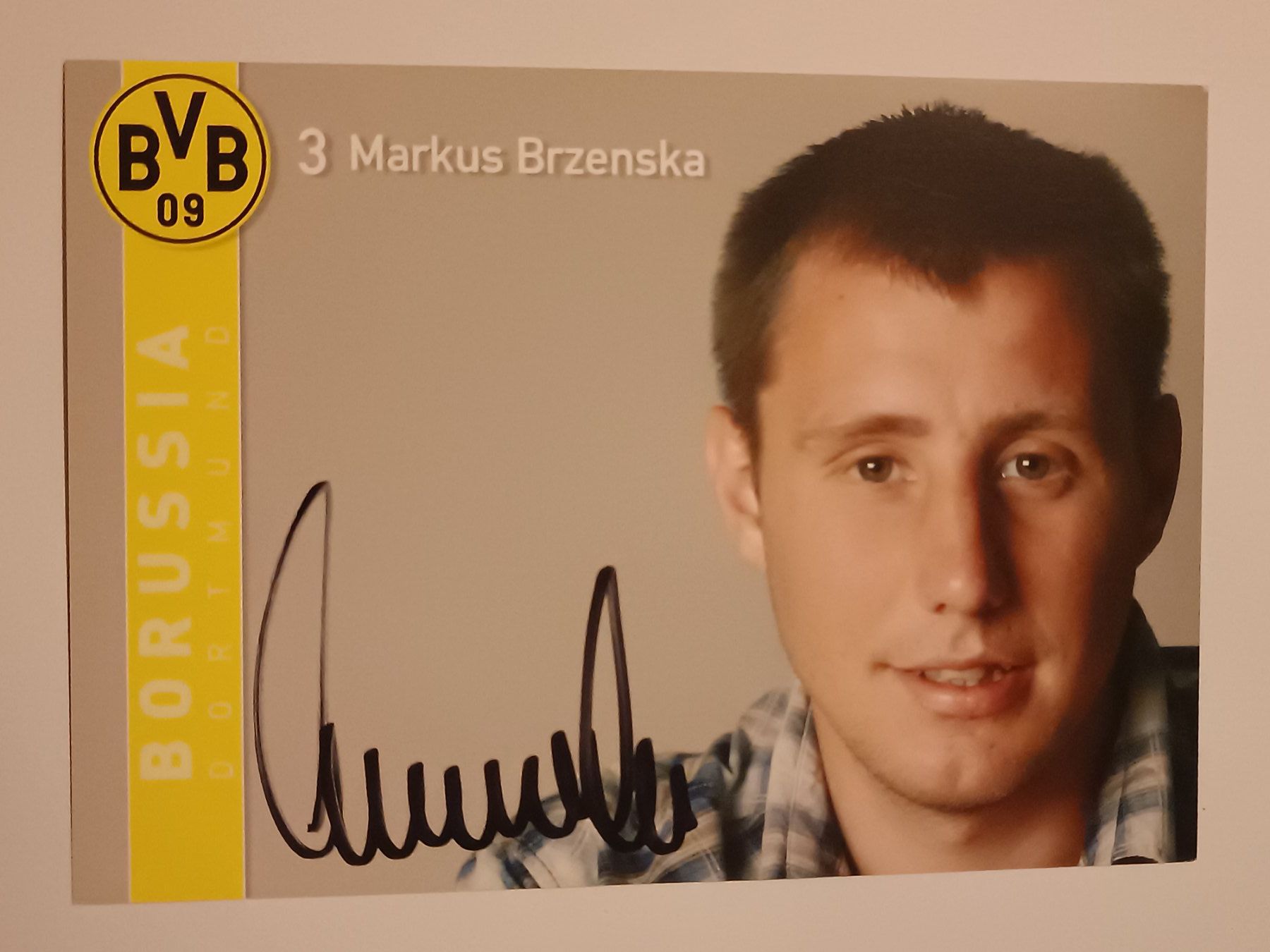 Autografi: Markus Brzenska - BVB - Borussia Dortmund - Handsigniert – Usato da Menziken venduto da Artographs