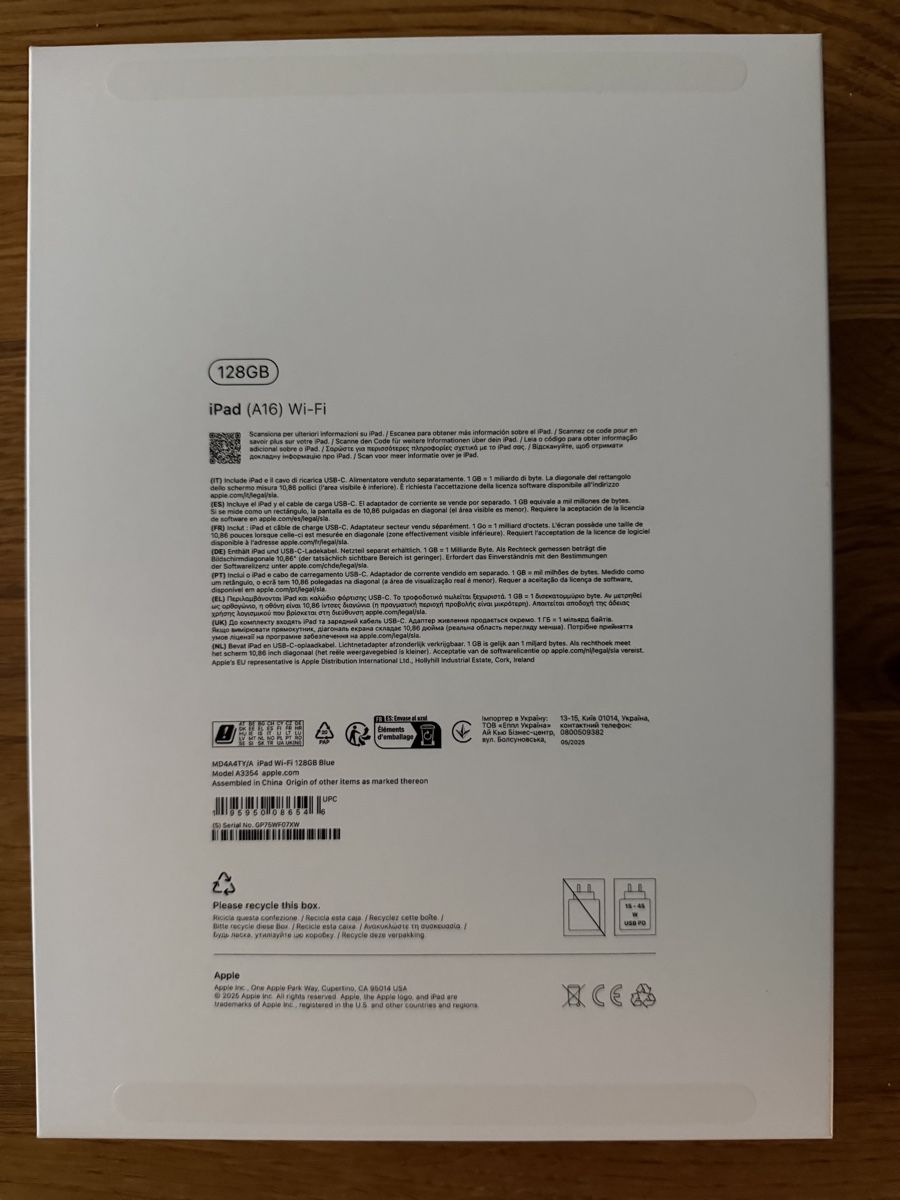 Apple Tablet PC: iPad (A16) 128 GB Blau – Nuovo (secondo la descrizione) da Wattwil venduto da ciaba 4