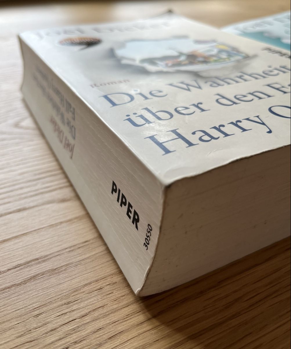 Bücher: 2 Bücher von Joël Dicker – Gebraucht aus Schüpfheim von Strummer61 1