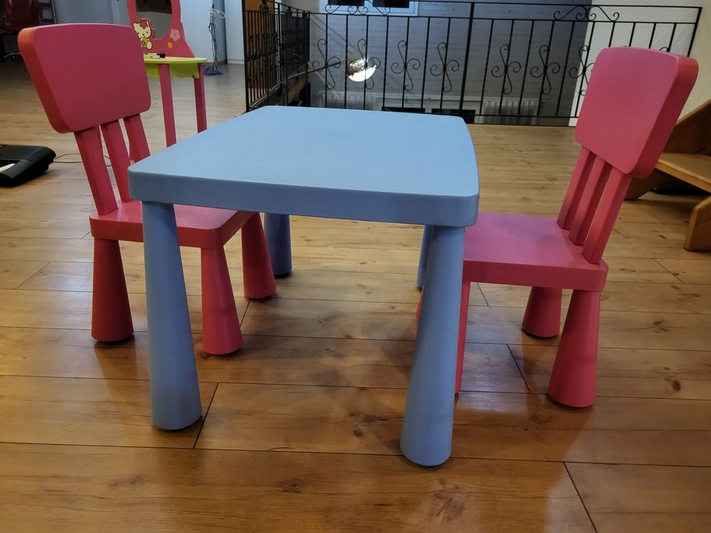 Kindertisch Ikea mit 2 Stühlen Kaufen auf Ricardo