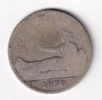Spanien 1 peseta 1870