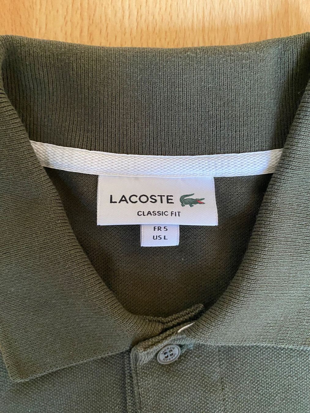 Lacoste Polo-Shirts: Lacoste Polo Green White Yellow L – Gebraucht aus Bettens von loa_y9m6 2