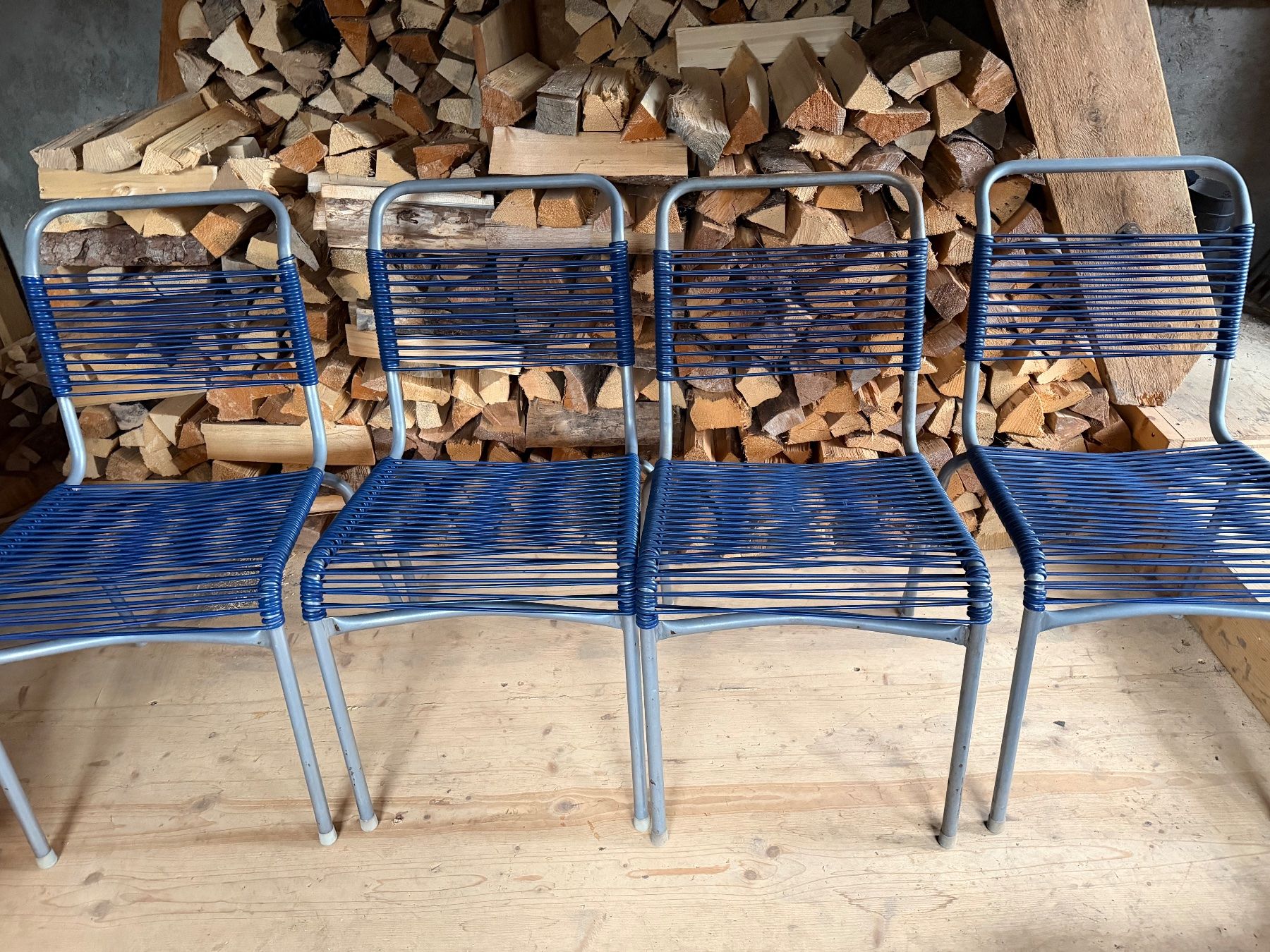 Chaises: Spaghettistühle – D'occasion à Zürich par lupepina01 1