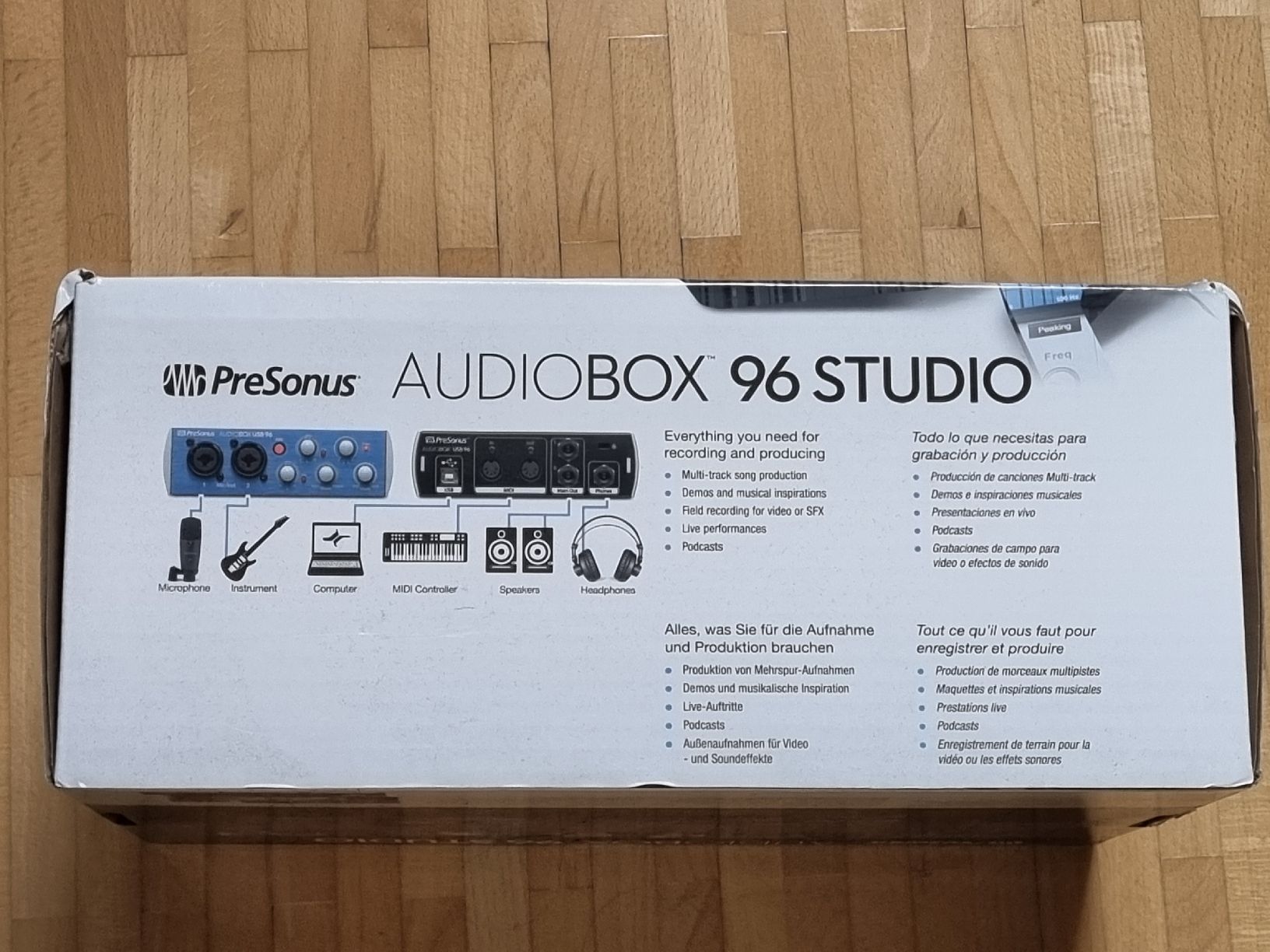 Registratori: PreSonus Audiobox 96 Studio Bundle, Interface, Musik Studio – Usato da Winterthur venduto da Belzarek 1