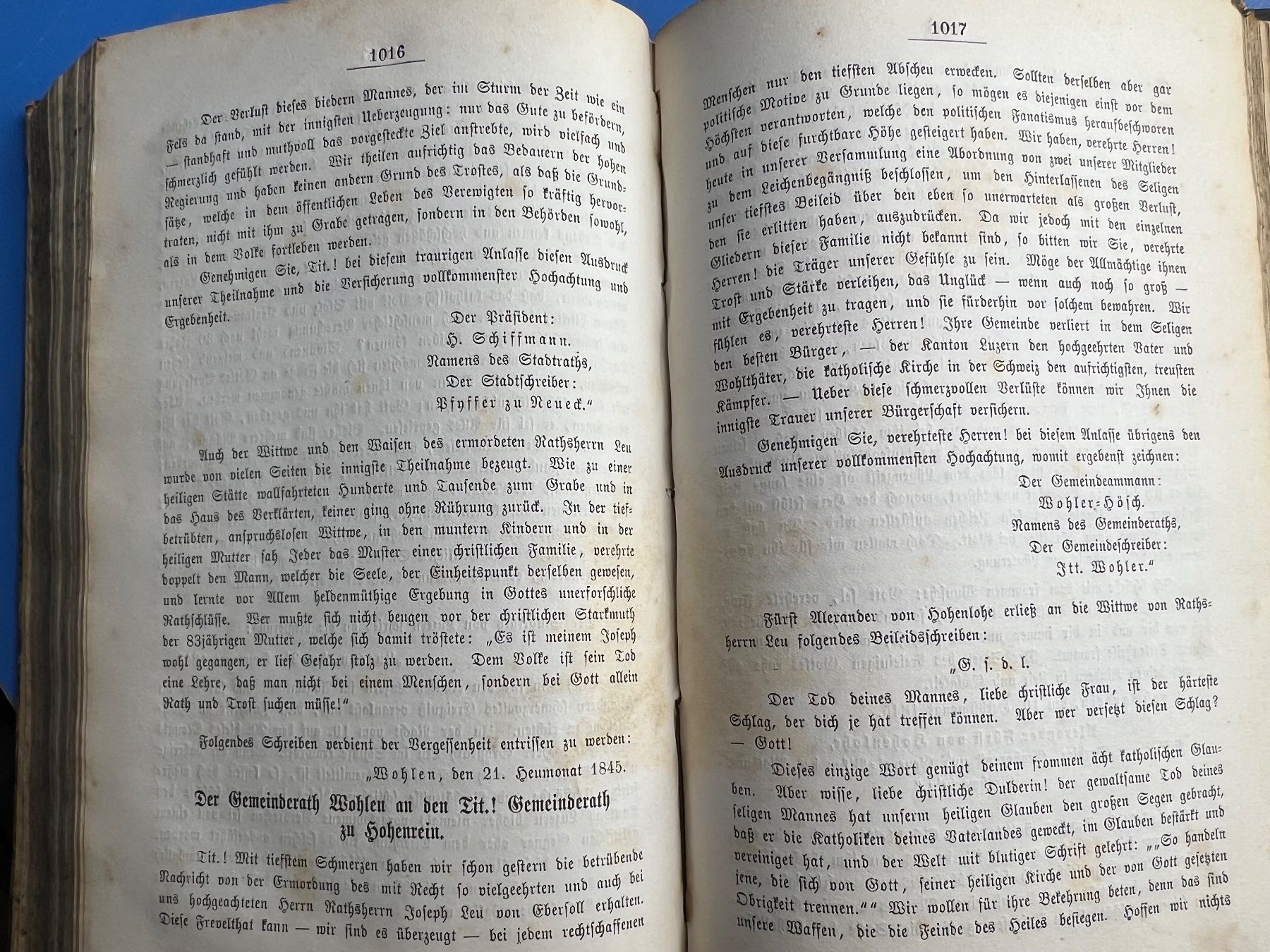 Bücher: Joseph Leu von Ebersoll / Siegwart-Müller 1863 – Gebraucht aus Unterengstringen von Gustav03 4