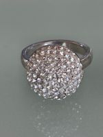 Bague argent 925 sertie de cristaux SWAROVSKI