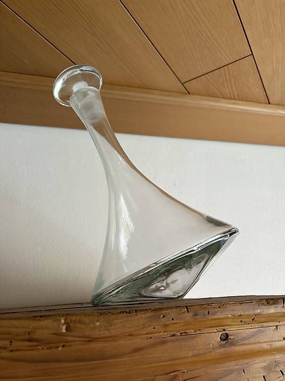 Sonstiges Geschirr & Gläser: Glas Weinkaraffe Kristall mit Deckel – Neu (gemäss Beschreibung) aus Bremgarten AG von Honeybooker