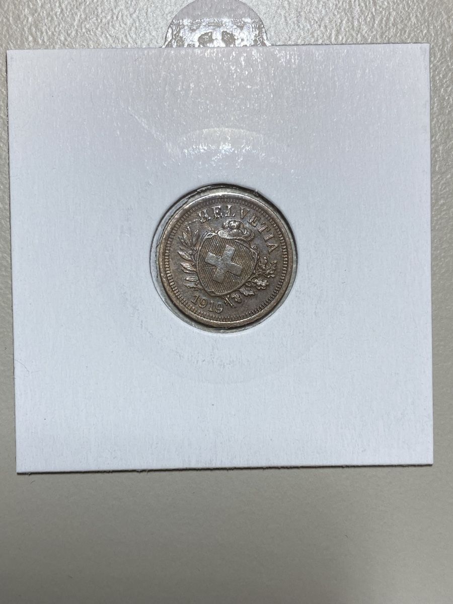 Tutti le monete: CH - 1 centime - 1919 – Usato da Payerne venduto da Mike1682 1