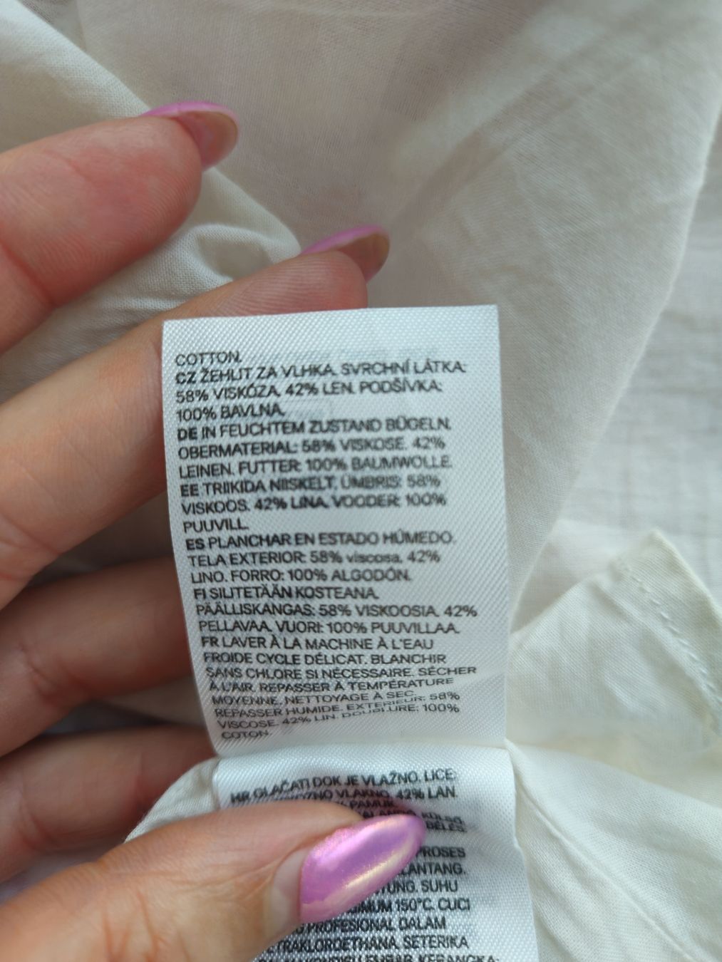 H&M Vestiti: Sommerkleid mit Leinenanteil – Usato da Effretikon venduto da Shopmycloset8 3