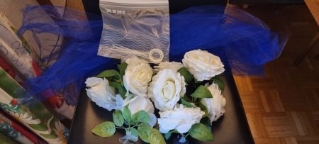 Autodekoration für die Hochzeit