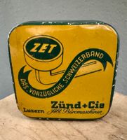 Antike Blechdose Farbband ZET Zünd + Cie. Luzern