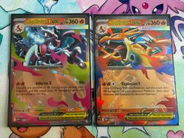 Pokémon Promo Karten Mega Glurak X 29 & Y 30 EX nm EN